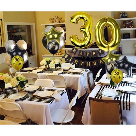 30th Birthday Party Decoration, 30th Birthday Gold Garland,30th Party Decorations,30th Party Supplies,30th Anniversary Streamer Banner (72) $ 30.88. FREE shipping Add to Favorites 30th Birthday Poster, 1994 Birthday Party Decoration, Personalized 30th Birthday Gift Idea, 30th Chalkboard Sign, Back in 1994, DIGITAL FILE ...